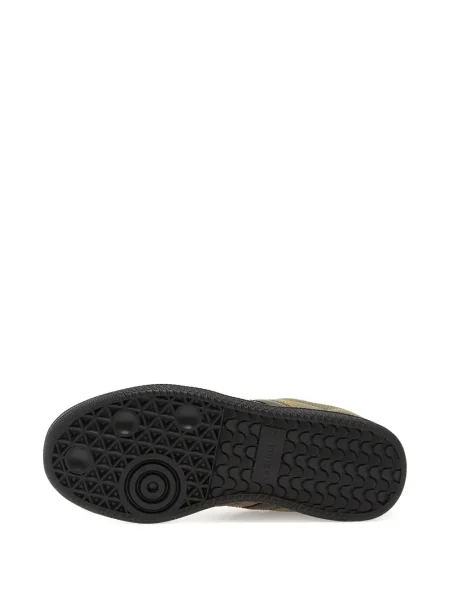 Sneakerși Adidas Campus cu imagine alergare din piele de căprioară negru