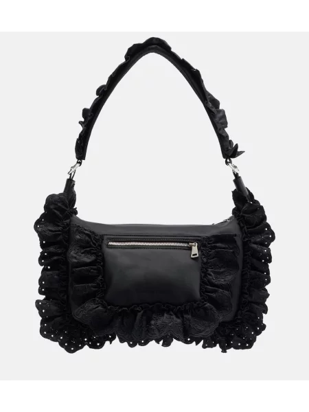 Torbica Simone Rocha z volani črna