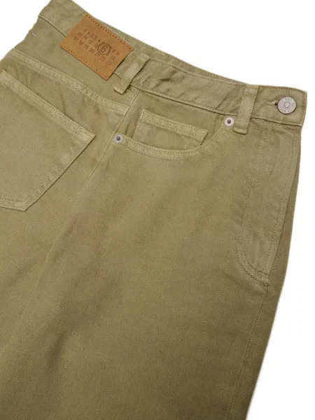 Jeansy dziecięce Mm6 Maison Margiela zielone