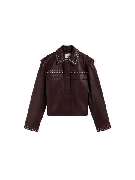 Scalpers Geacă de primăvară-toamnă vin roșu