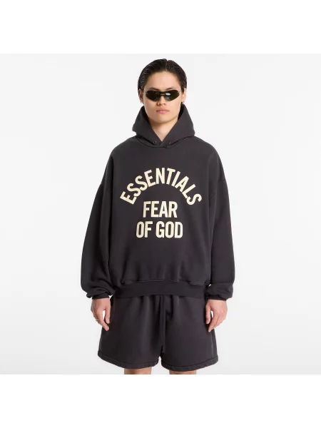 Hanorac cu glugă Fear Of God Essentials negru