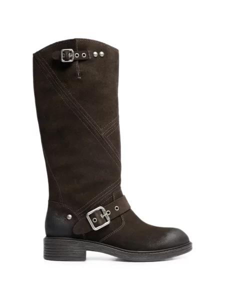 Botine Ash cu cataramă maro