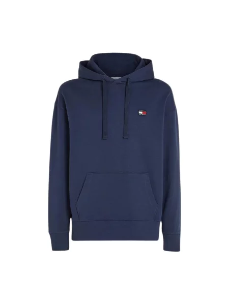 Bluza z kapturem Tommy Hilfiger niebieska