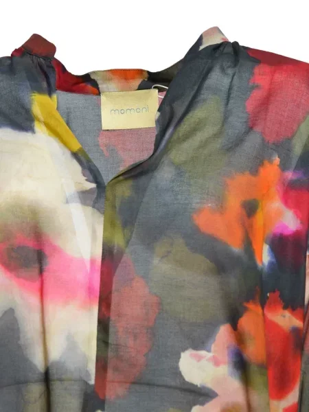 Bluzka w kwiaty Momoni w kwiatki zielona