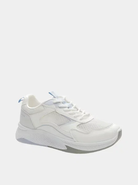 Кожаные повседневные кроссовки Crosby белые