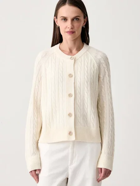 Marc O'Polo cardigan pentru femei cu lână bej