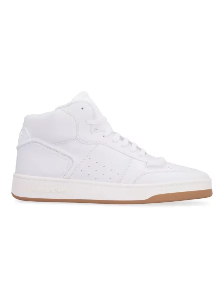 Sneakersy Saint Laurent skórzane białe