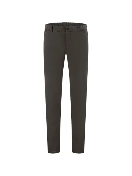 Pantaloni chino Marco Pescarolo cu mărgele gri