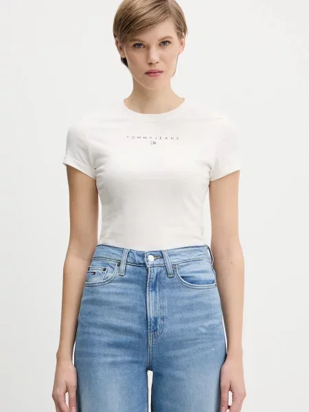 Tricou Tommy Jeans alb