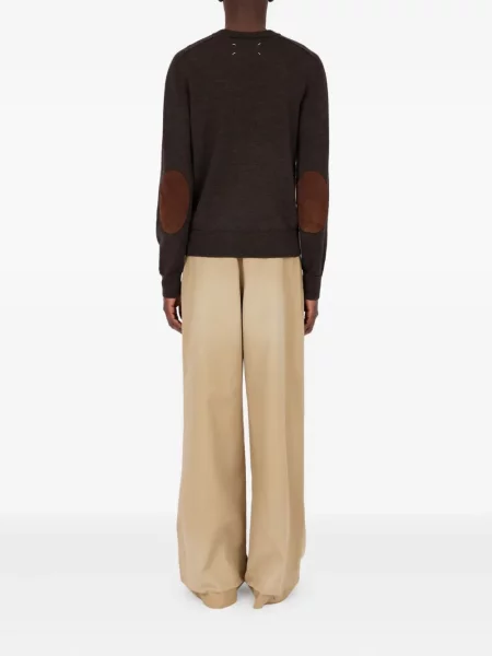 Pulover Maison Margiela de lână maro