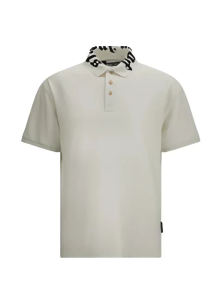 Gulerat tricou polo Palm Angels cu autograf