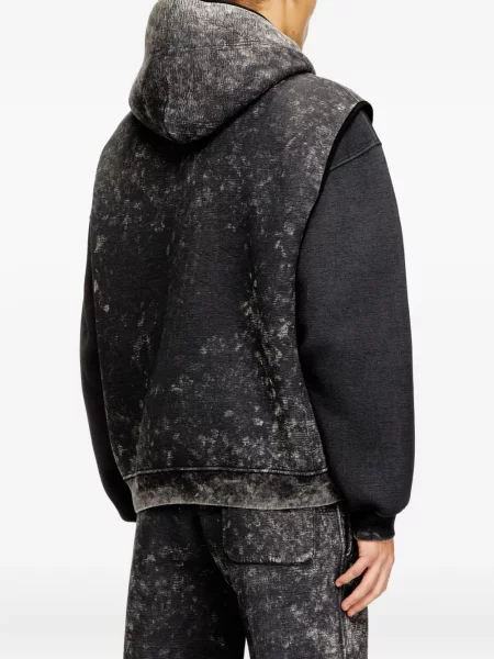 Елек Diesel с качулка сиво