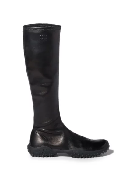 Botine Miu Miu din piele negru