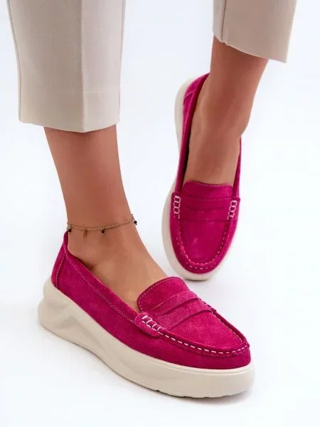 Semišové mokasíny Kesi