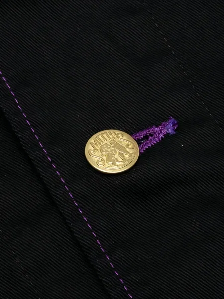 Geacă Needles din țesătură twill negru
