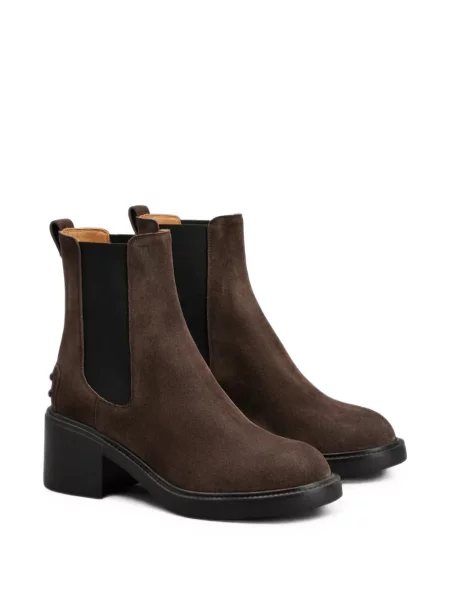 Szarvasbőr bakancs Tod's barna
