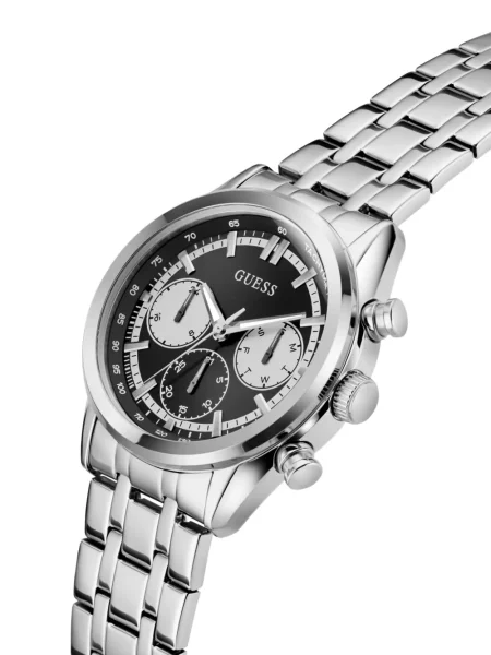 Часовник с хронограф Guess черно