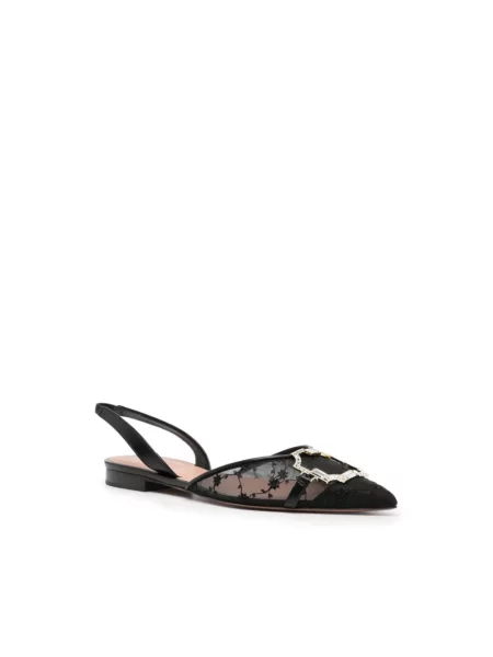 Balerinki Malone Souliers w kwiatki czarne