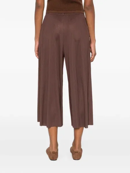 Cropp pantaloni Pleats Please Issey Miyake plisate maro