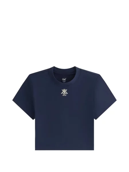 Тениска Kith с принт синьо