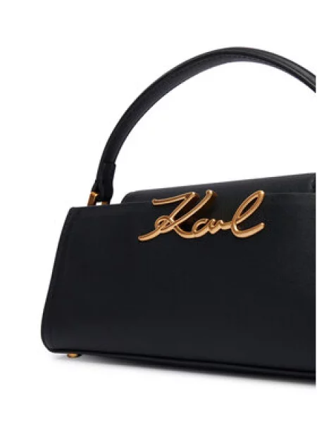 Karl Lagerfeld Ručna torbica Signature' crna