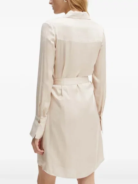 Gulerat cu centură rochie tip cămașă Guess