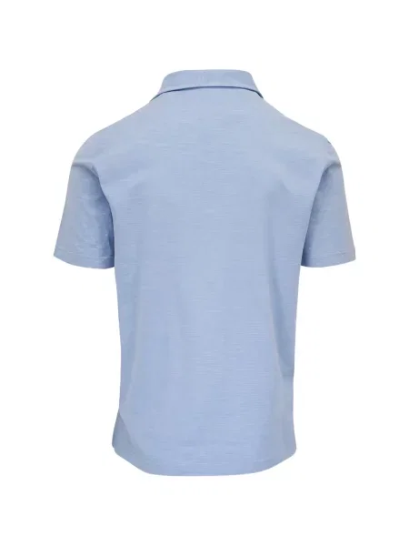 Scurt tricou polo Fedeli tricotate albastru