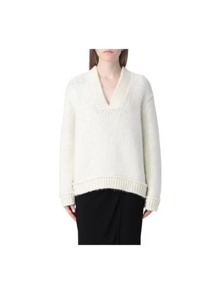 Sweter Tom Ford z alpaki biały