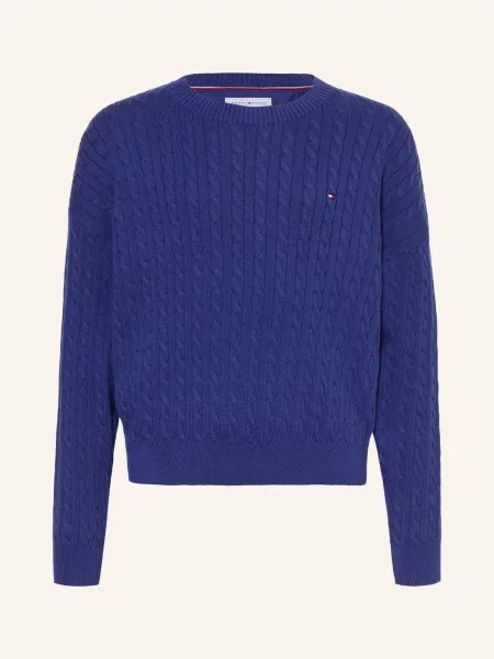 Tommy Hilfiger Sweter blau niebieski