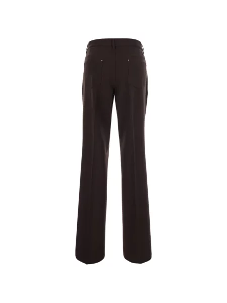 Pantaloni Moncler cu autograf maro