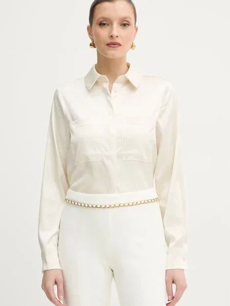 Guess cămașă MARGUERITE bej