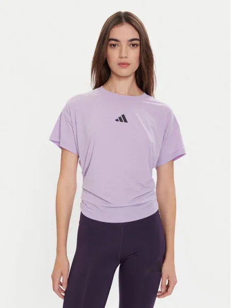 Тениска за трениране adidas Performance Power дамска лилаво виолетово