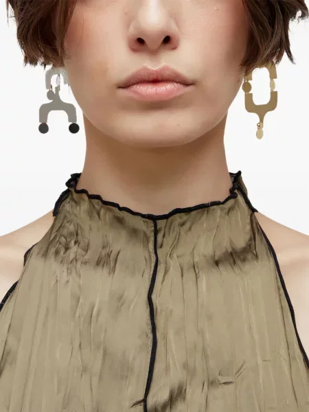 Cercei Osklen cu imprimeu geometric