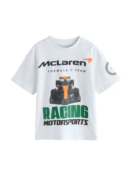 Next Tricou McLaren verde închis / portocaliu închis / negru alb