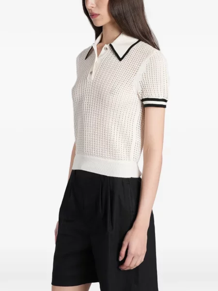 Tricou polo Alice + Olivia tricotate