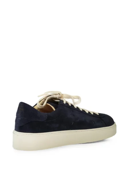 Fűzős szarvasbőr sneaker Eleventy kék