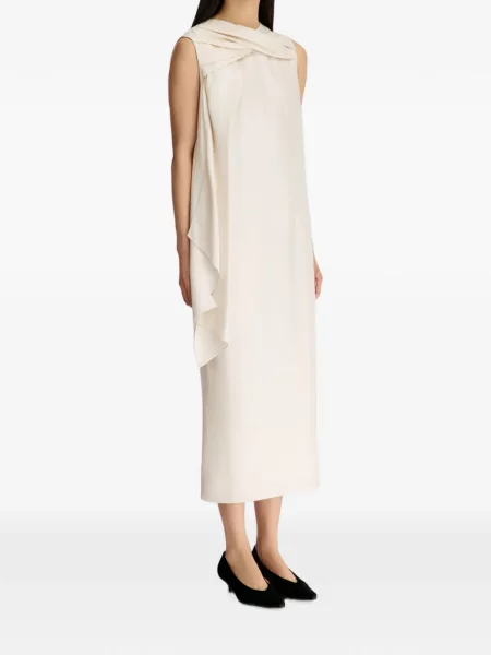 Rochie Loulou De Saison de mătase drapată