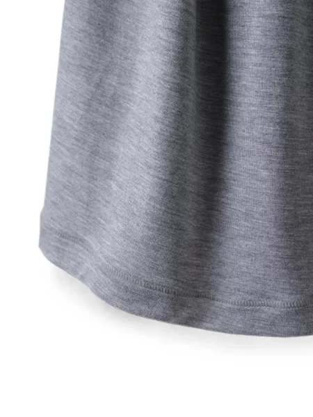 Scurt tricou Ivory Paris gri