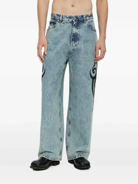Blugi Vetements cu imagine albastru