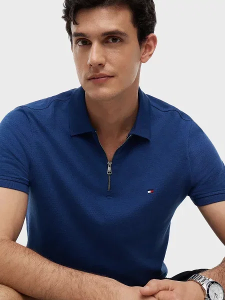 Поло Tommy Hilfiger синее