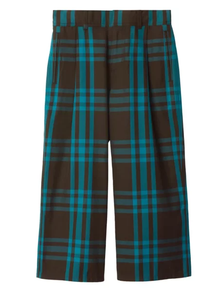 Spodnie dziecięce Burberry brązowe