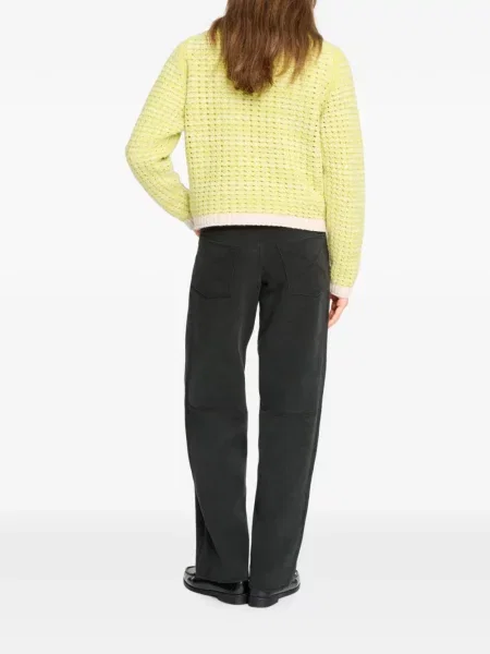 Cardigan Barrie tricotate verde