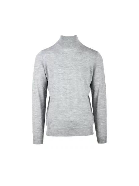 Sweter z golfem Filippo De Laurentiis szary