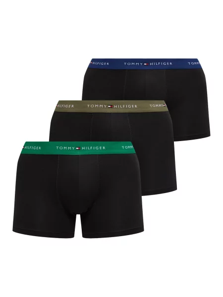 Tommy Hilfiger Underwear Boksarice mornarska / temno / zelena / trst modra