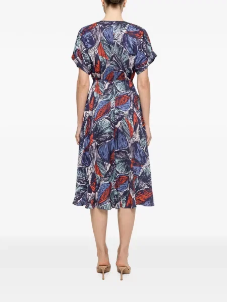 Rochie midi Nissa din dantelă albastru