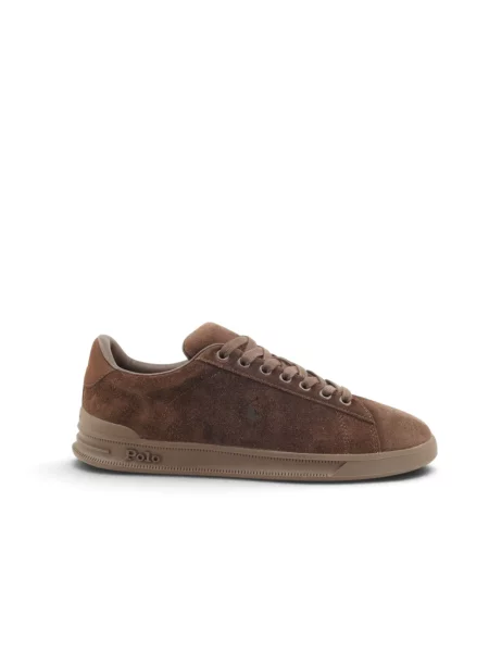 Sneakersy Ralph Lauren skórzane brązowe