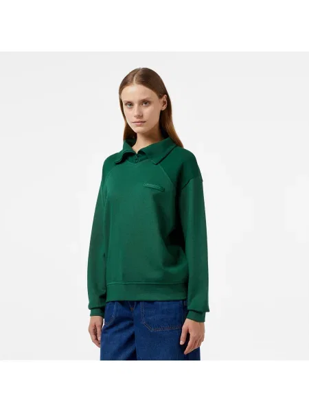 Lacoste Bluza Regular Fit zielona