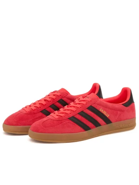 Sneakersy Adidas Originals skórzane czerwone
