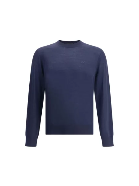 Sweter Dsquared2 wełniany niebieski