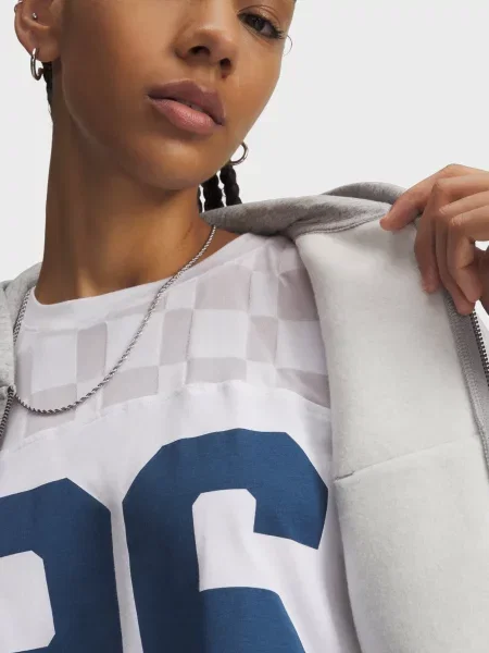 Флисовое худи Under Armour серое
